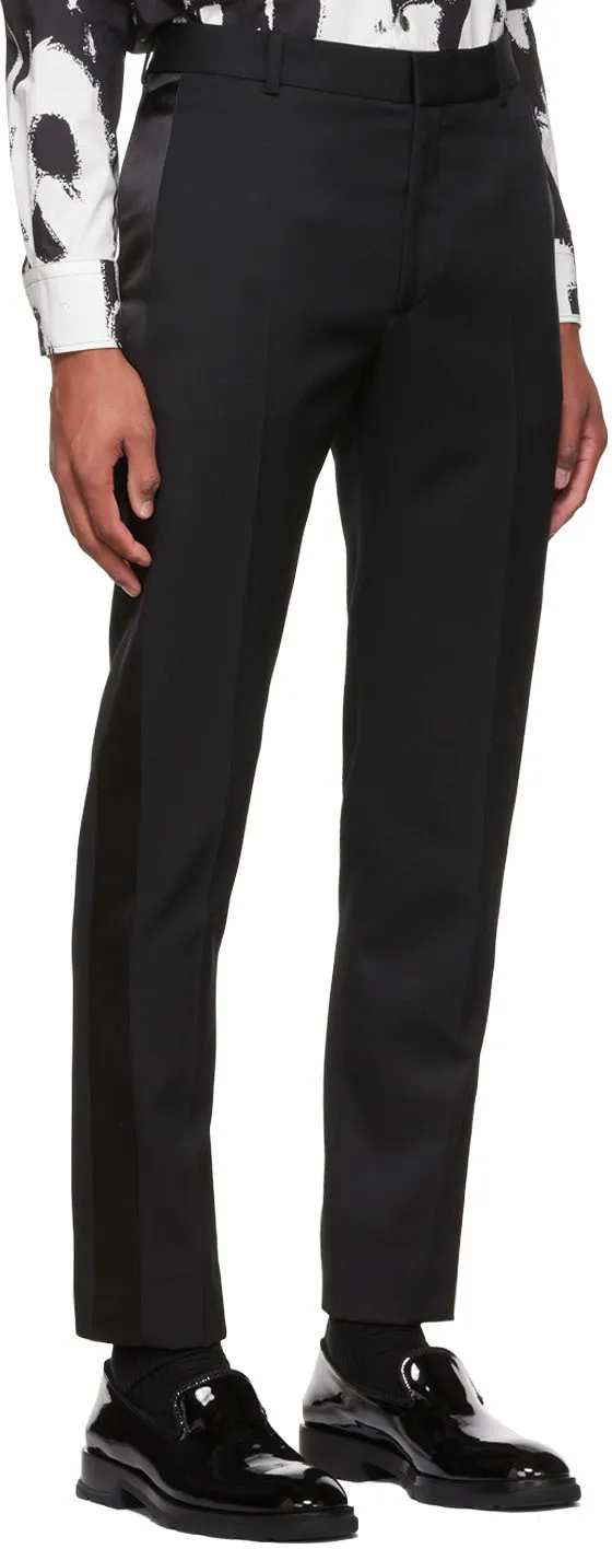 Straight-Leg Tailored Pants