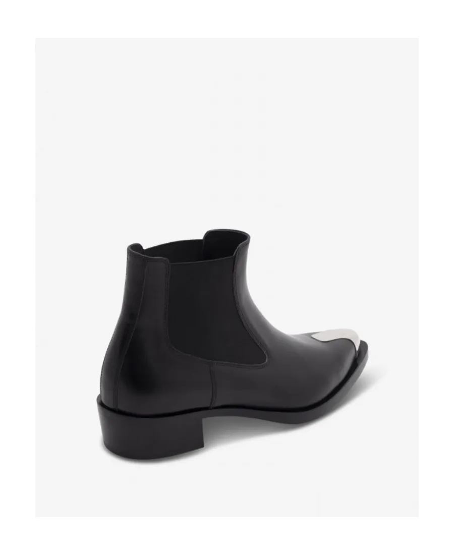 Punk Pointed-Toe Chelsea Ankle Boots