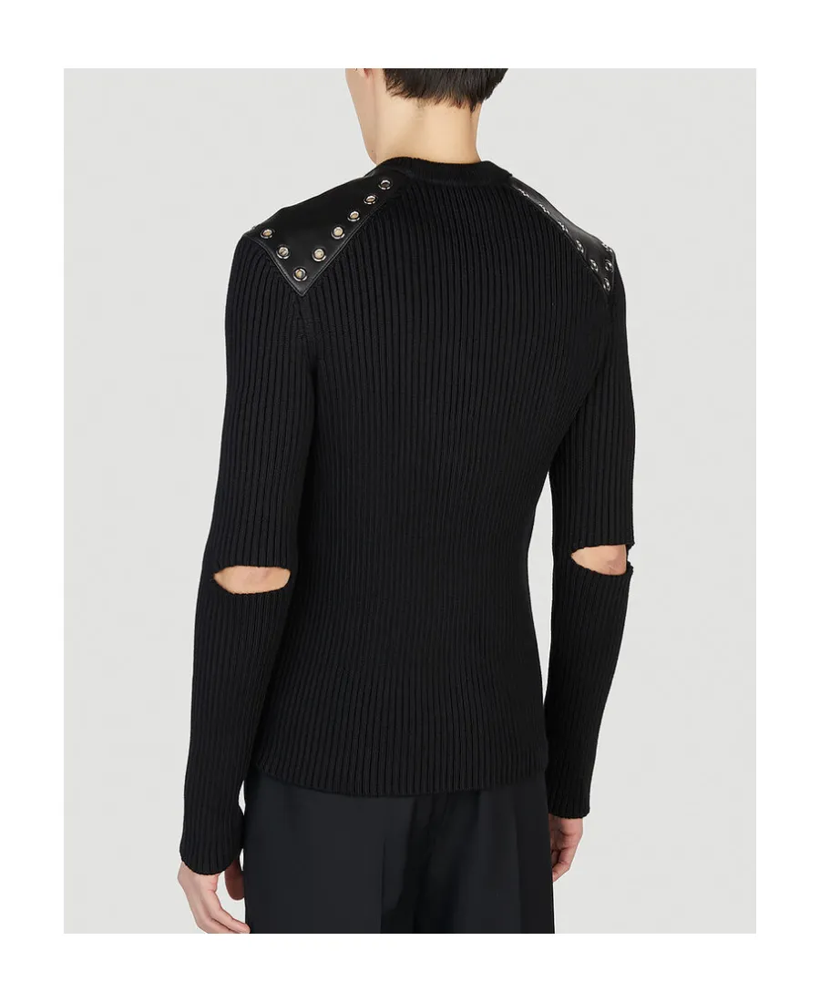 Eyelet Embellished Jumper