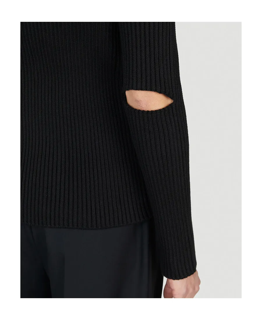Eyelet Embellished Jumper
