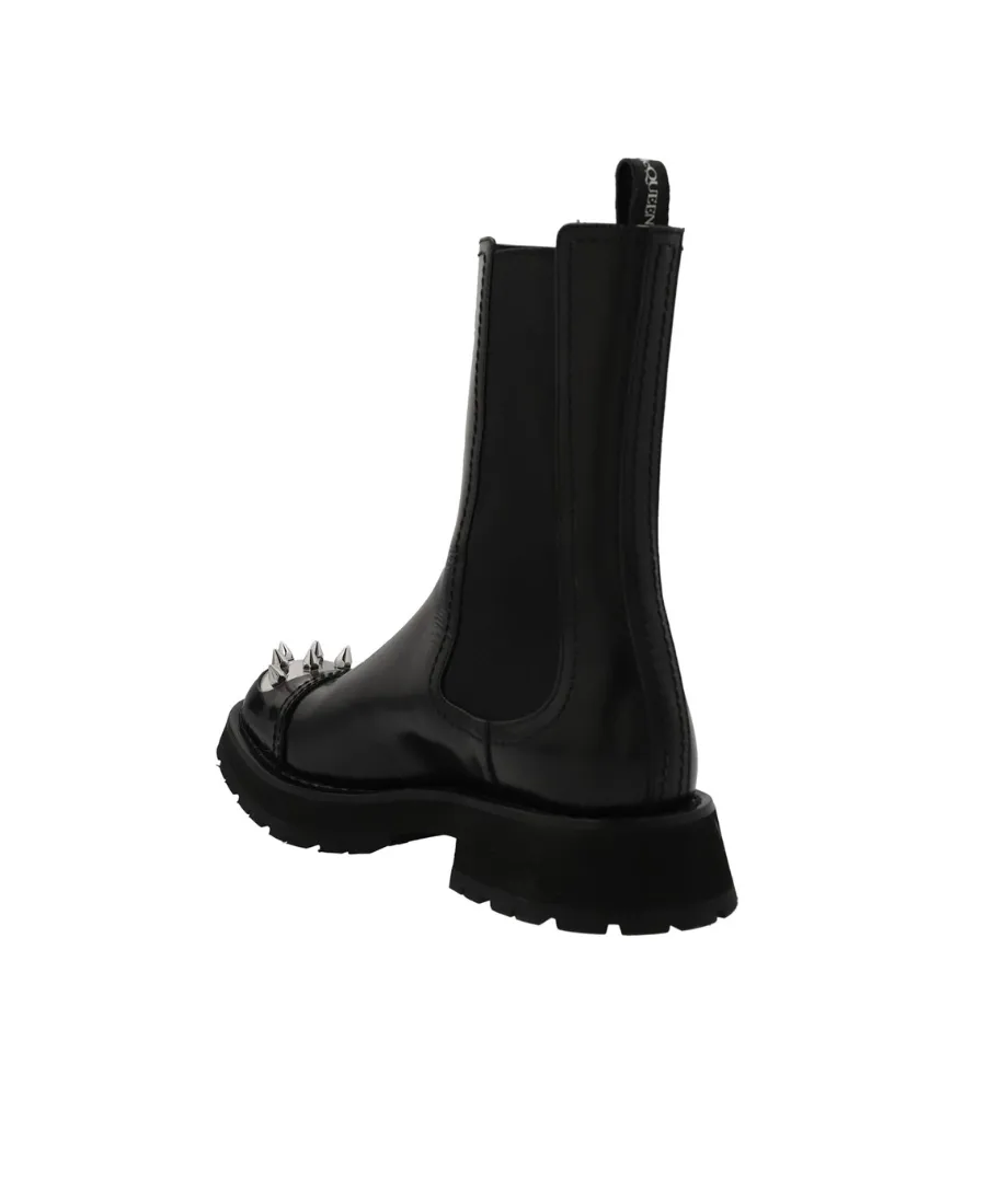 Studded Toe Chelsea Boots