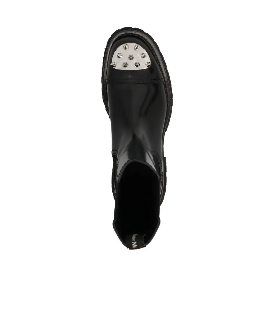 Studded Toe Chelsea Boots