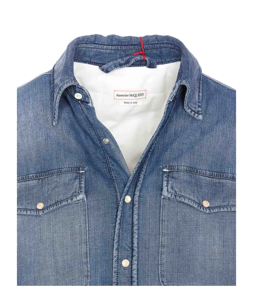 Long Sleeved Denim Shirt