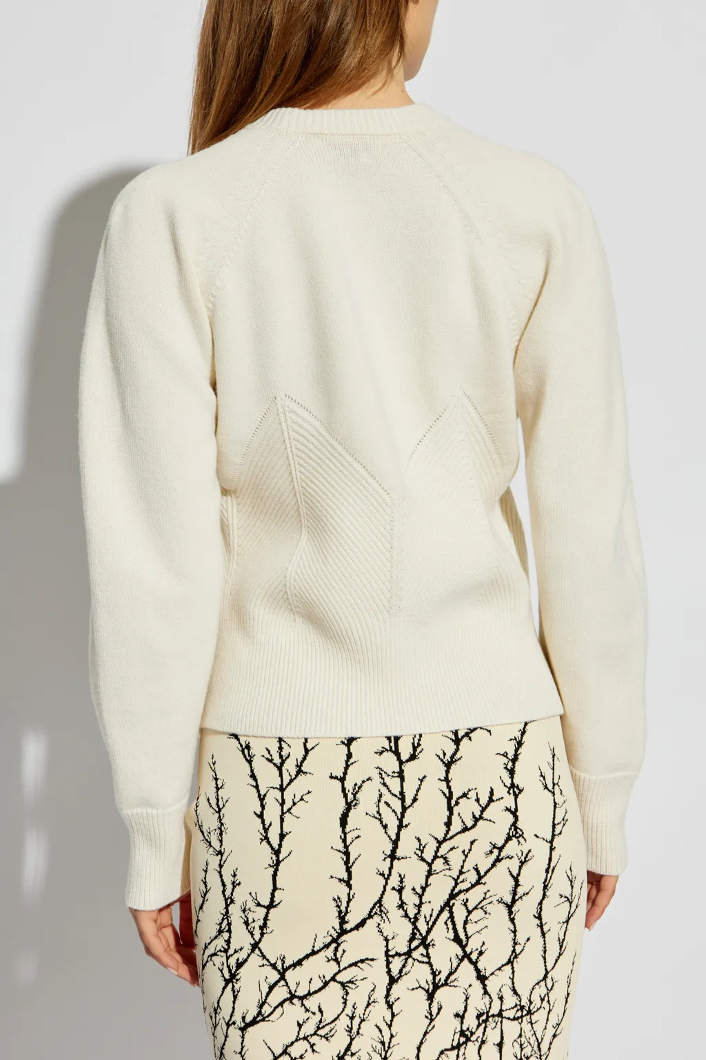 Chevron Corset Crewneck Jumper