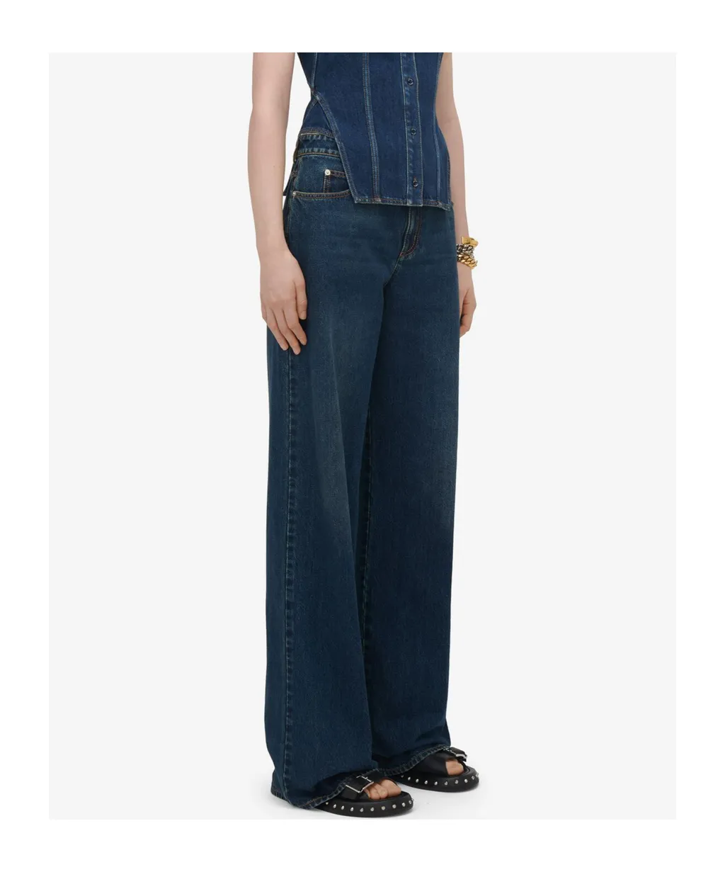 Wide-Leg Jeans