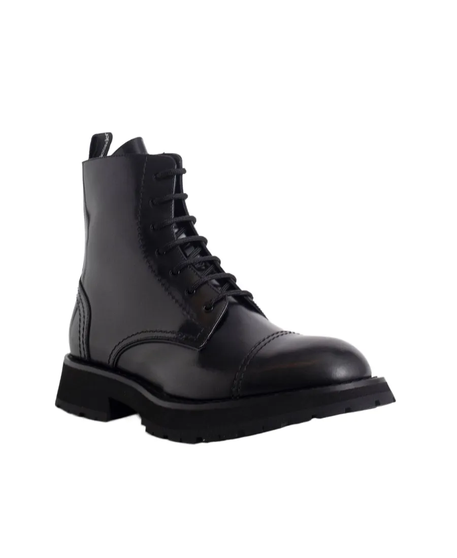 Lace-Up Ankle Boots