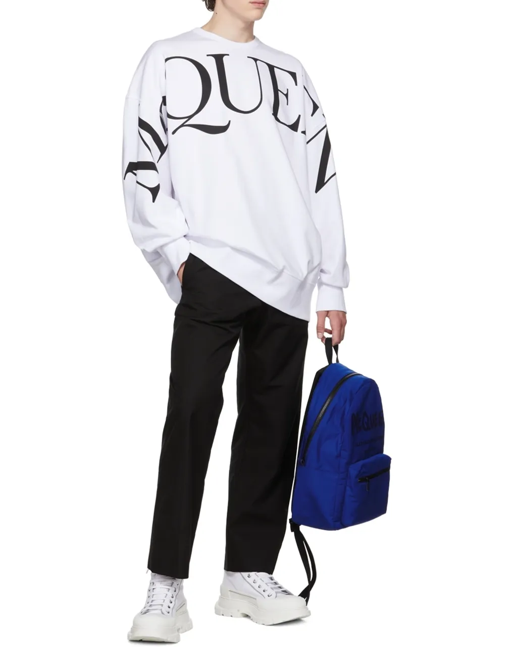 Logo-Print Long-Sleeve Sweatshirt