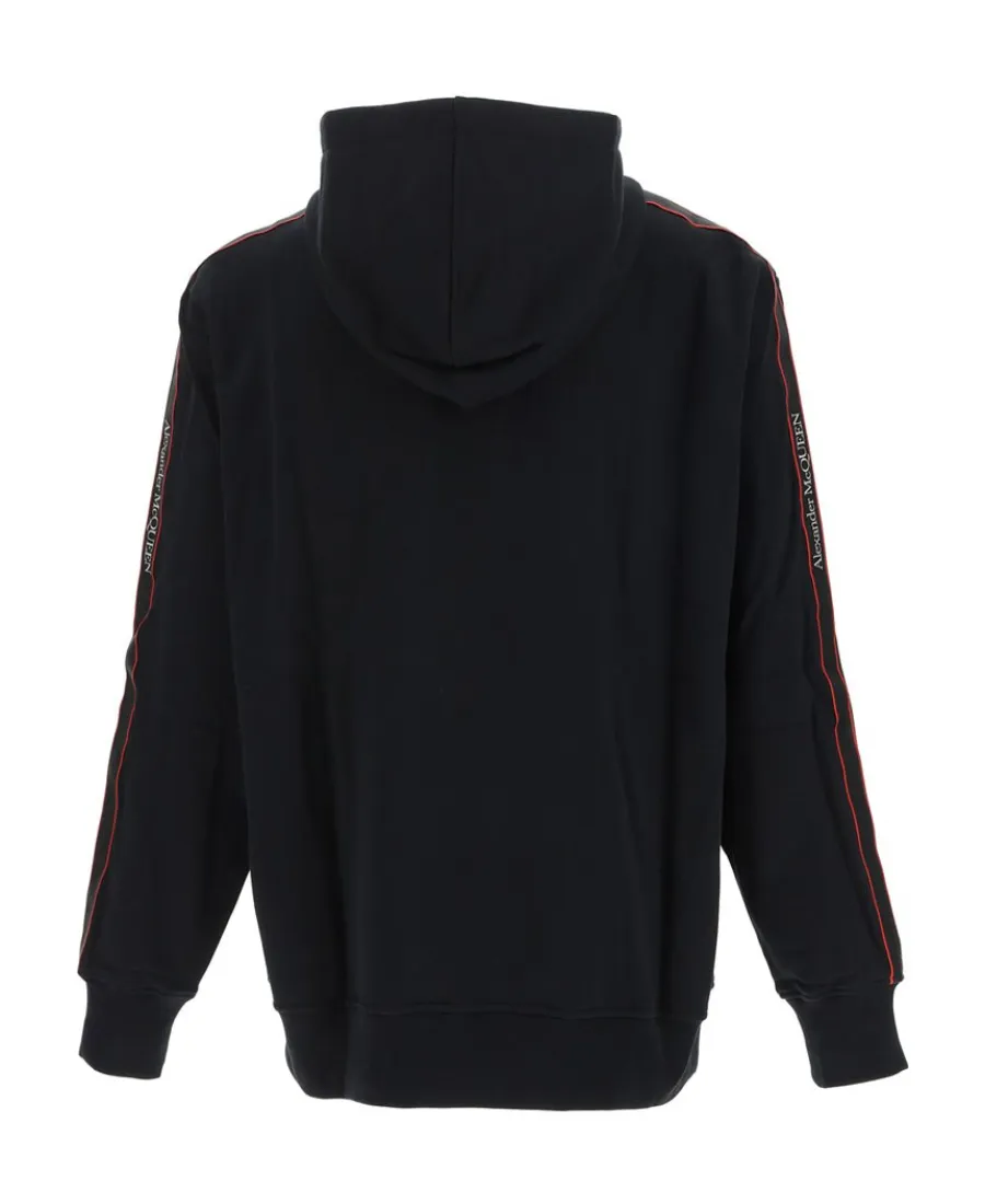 Zipped Drawstring Hoodie