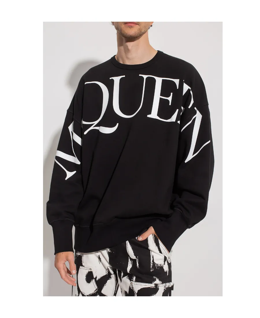 Logo-Print Long-Sleeve Sweatshirt