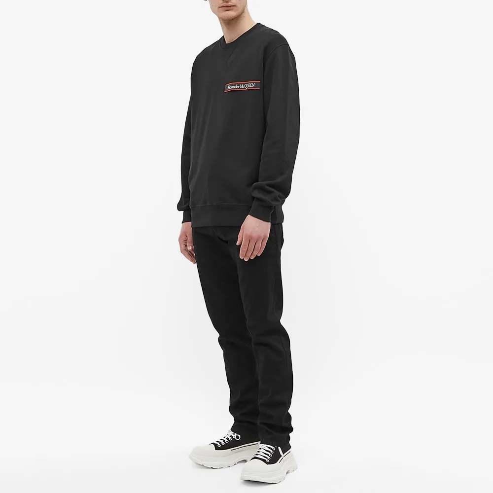 Logo-Tape Cotton Sweatshirt