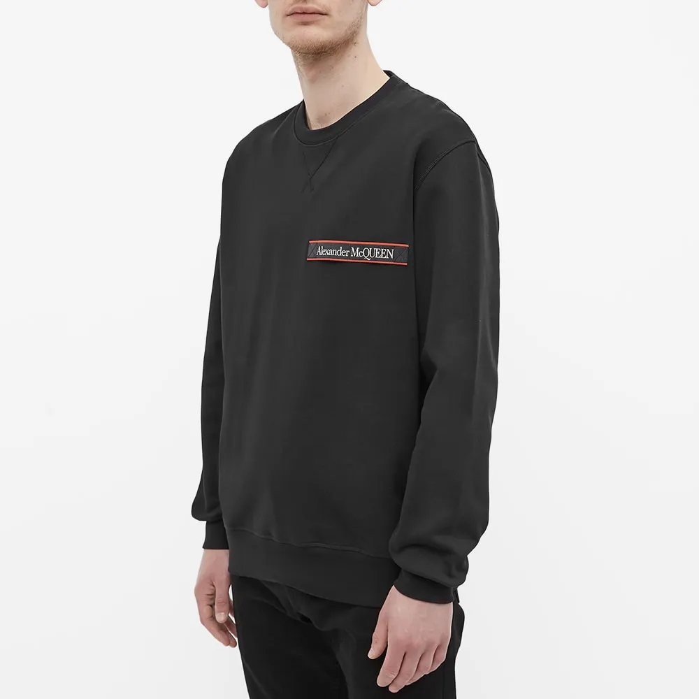 Logo-Tape Cotton Sweatshirt