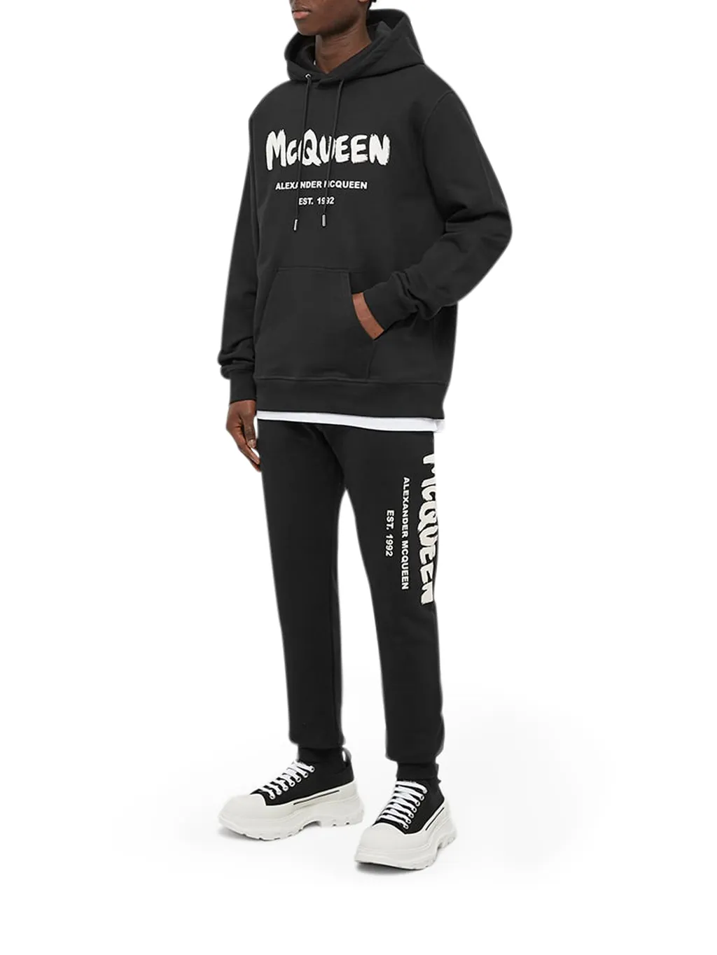 Logo Printed Drawstring Hoodie