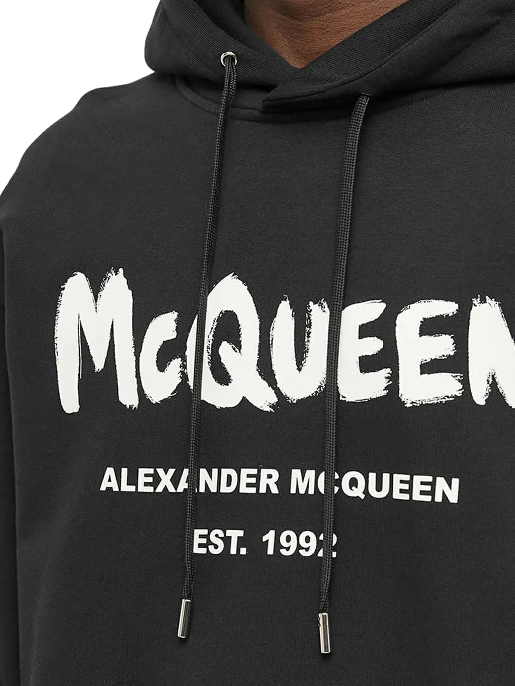 Logo Printed Drawstring Hoodie