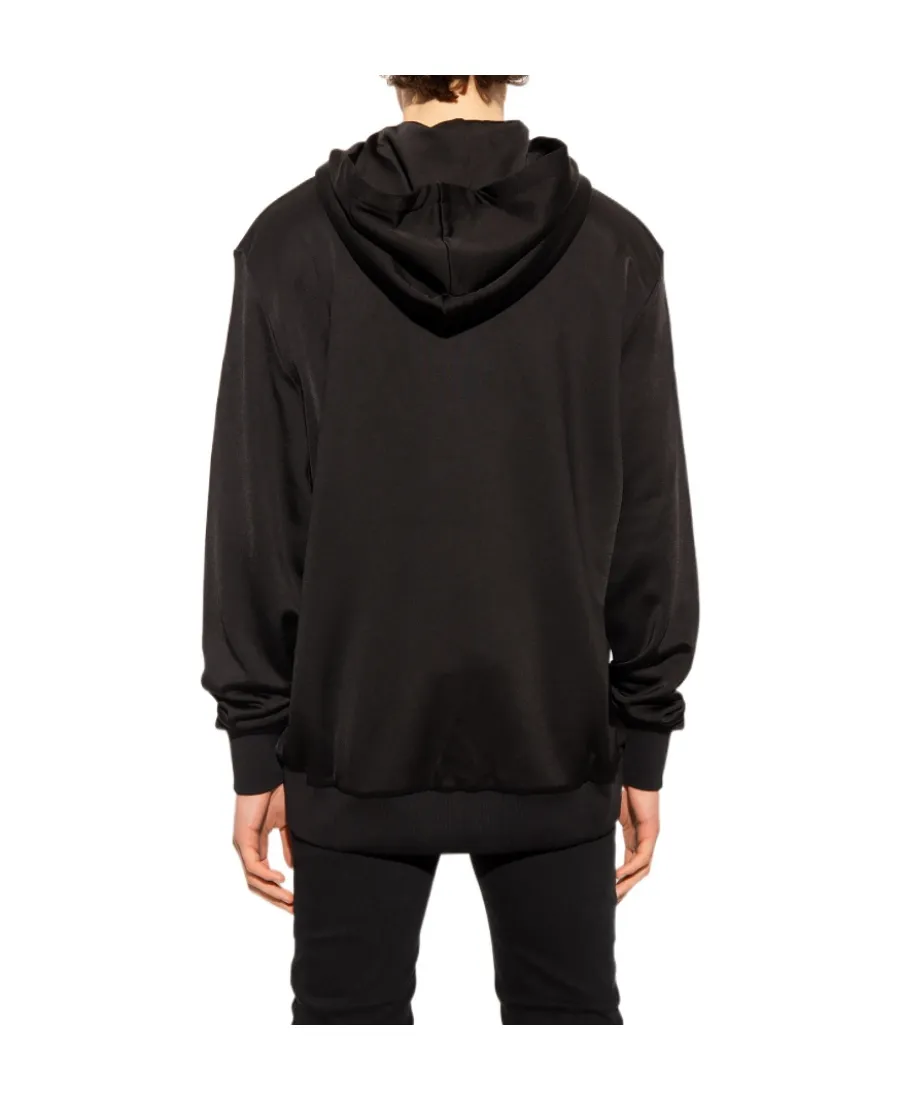 Graphic Printed Drawstring Hoodie