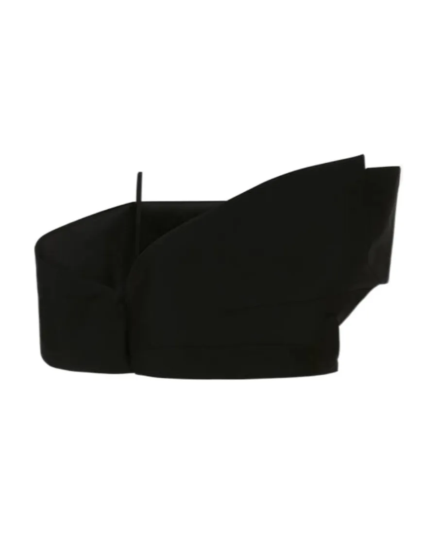 Deconstructed Asymmetric Crop Top