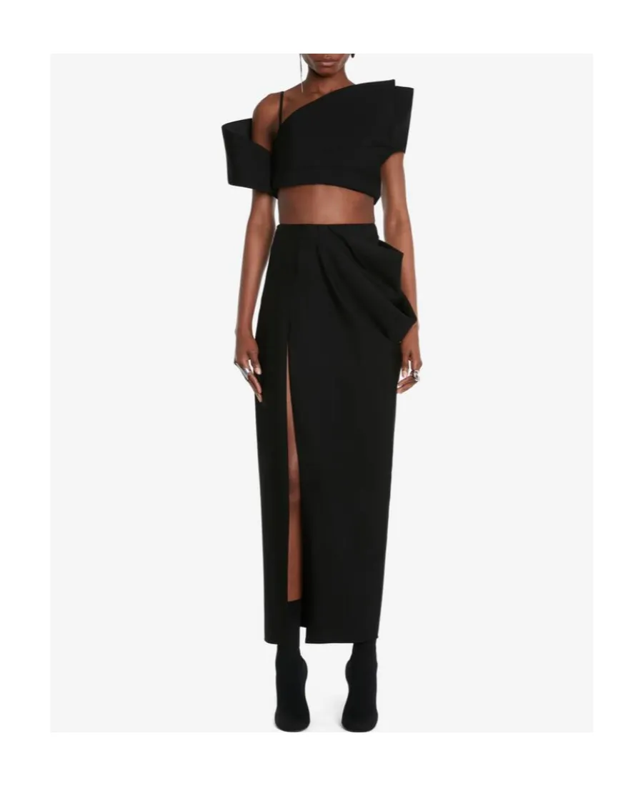Deconstructed Asymmetric Crop Top