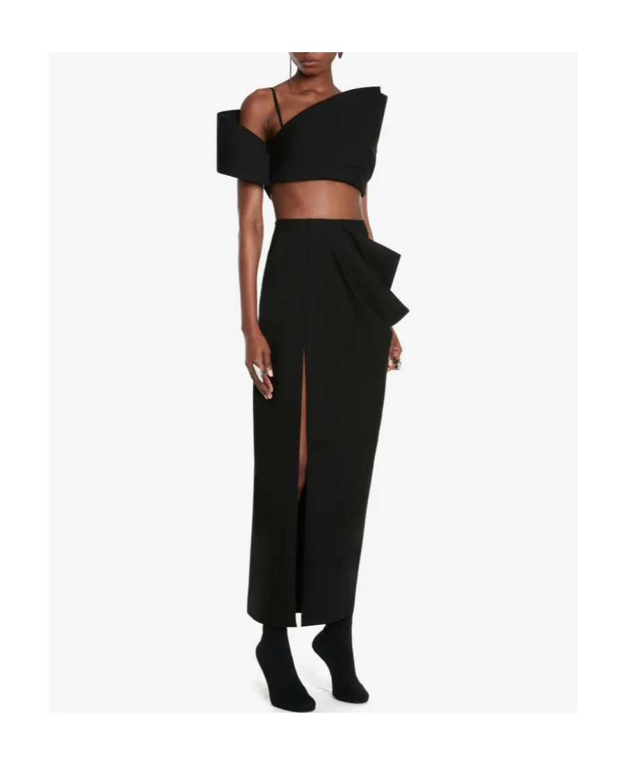 Deconstructed Asymmetric Crop Top