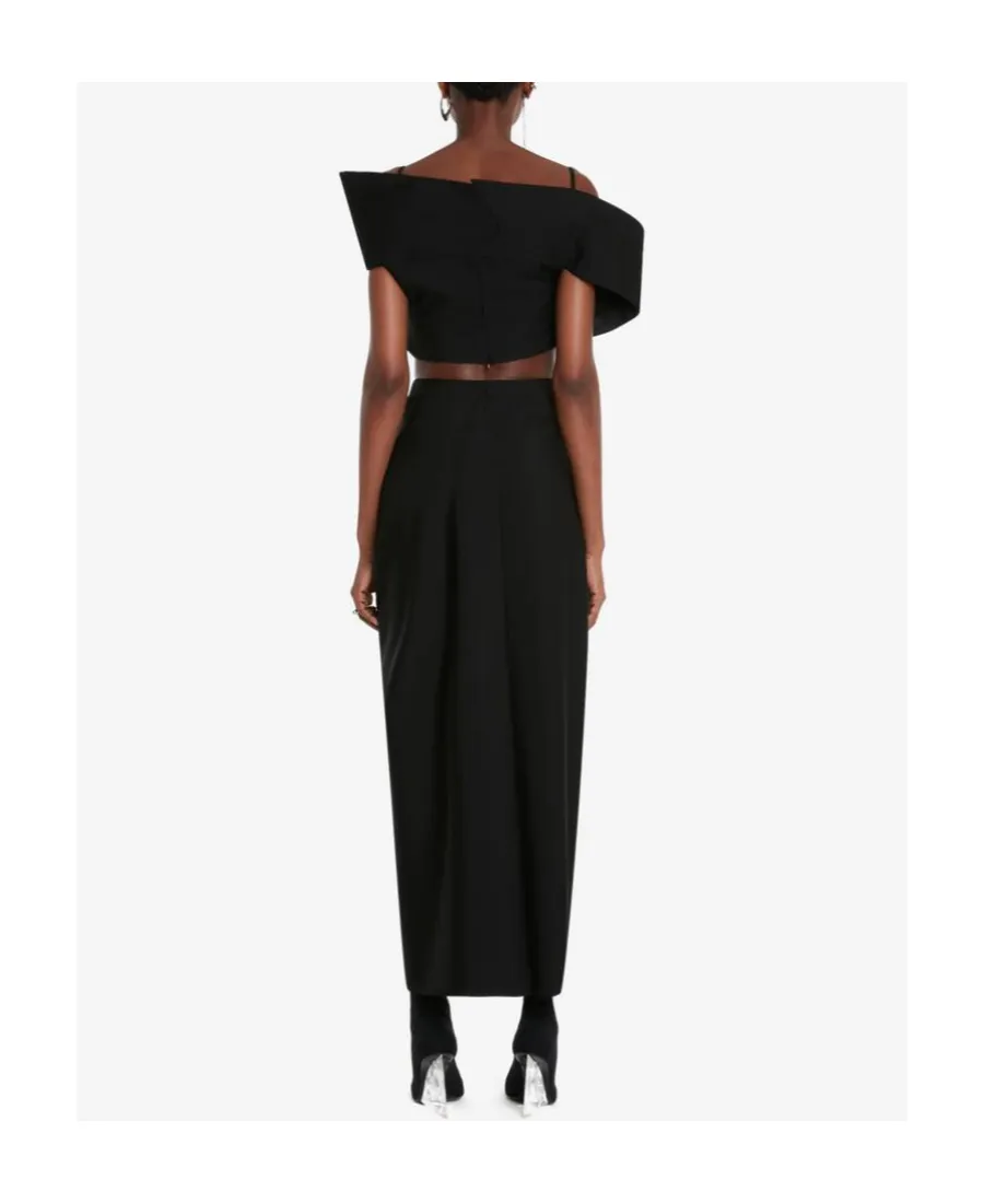 Deconstructed Asymmetric Crop Top
