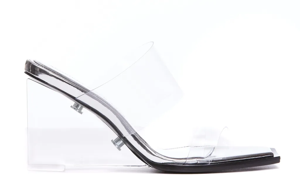 Double Strap Wedge Sandals