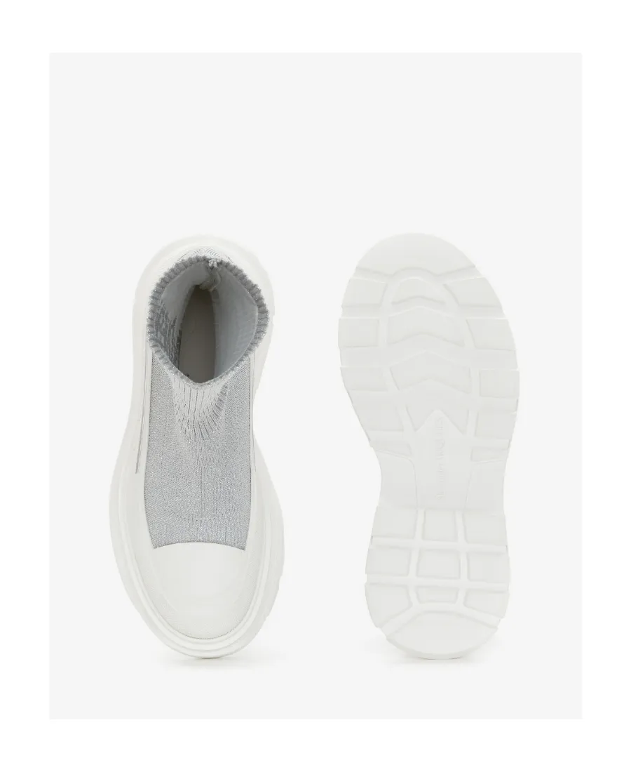 Logo Printed Slip-On Boots