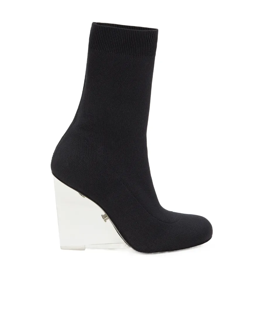 Heeled Slip-On Stretch Boots