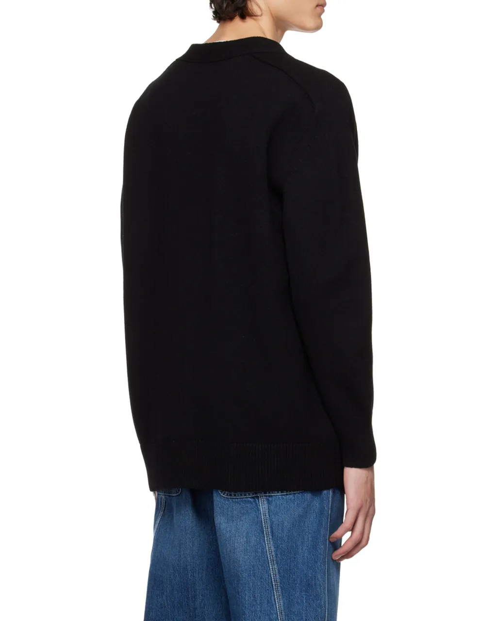 Cut-Out Knitted Cardigan