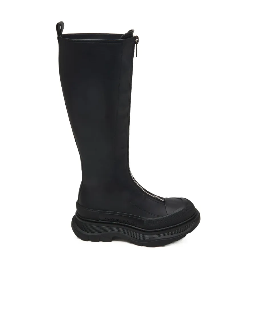 Tread Slick Front-Zipped Boots
