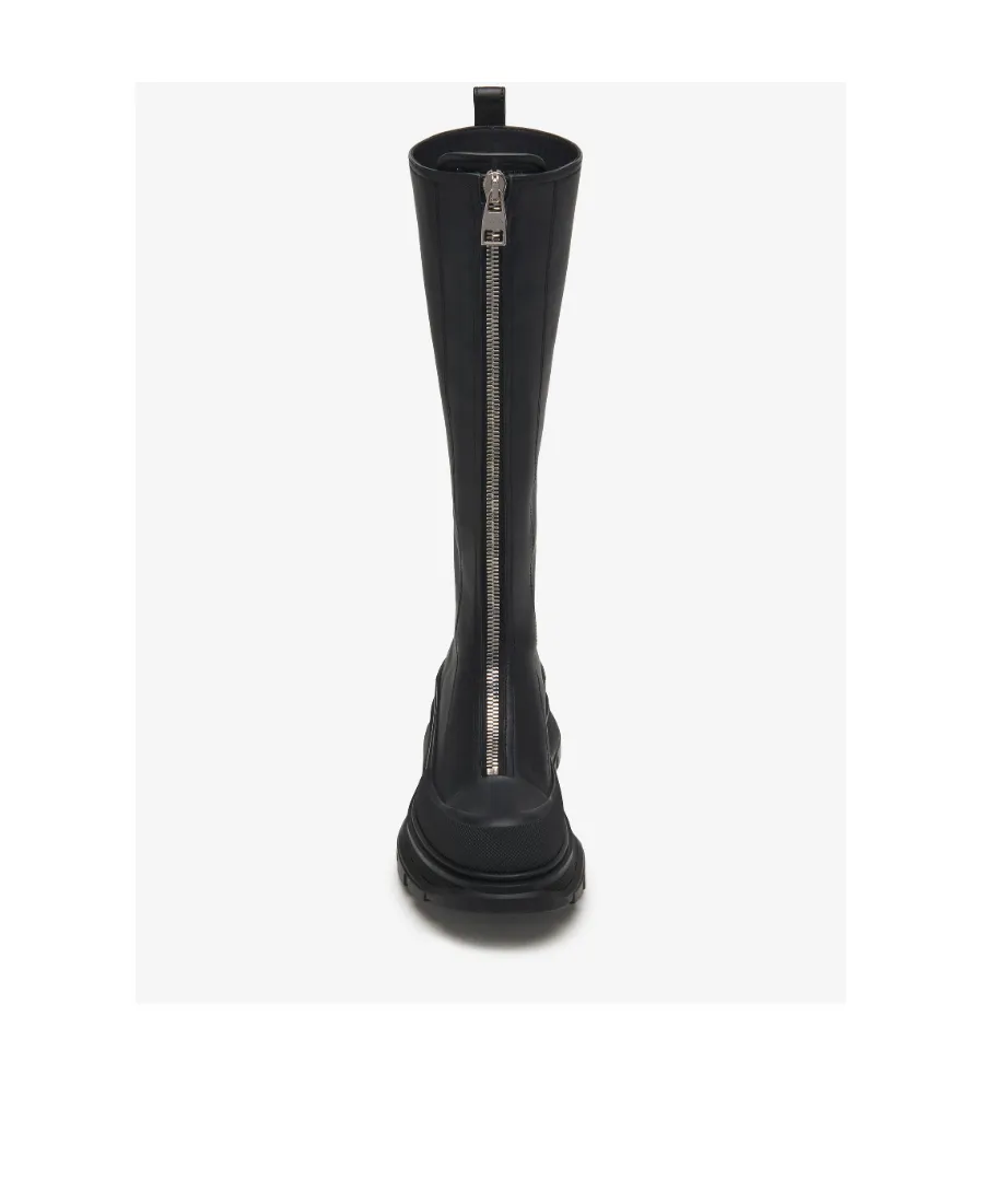 Tread Slick Front-Zipped Boots