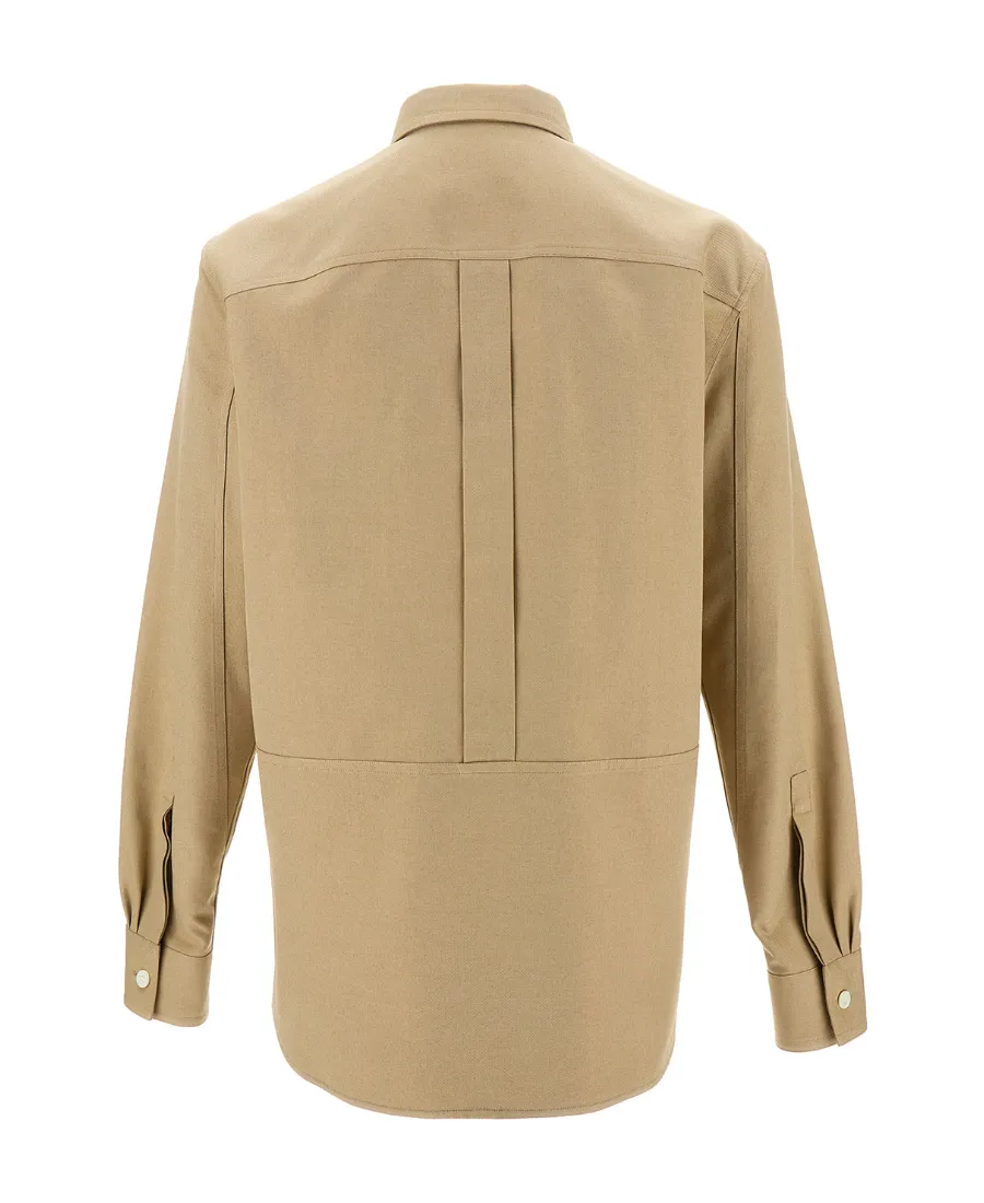 Pocket Detailed Buttoned Shirt