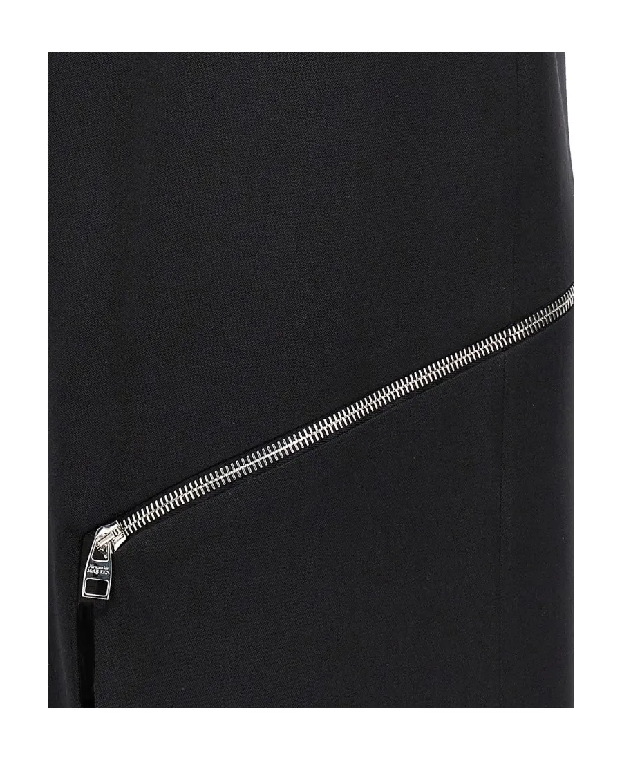 Zip-Detailed Dress