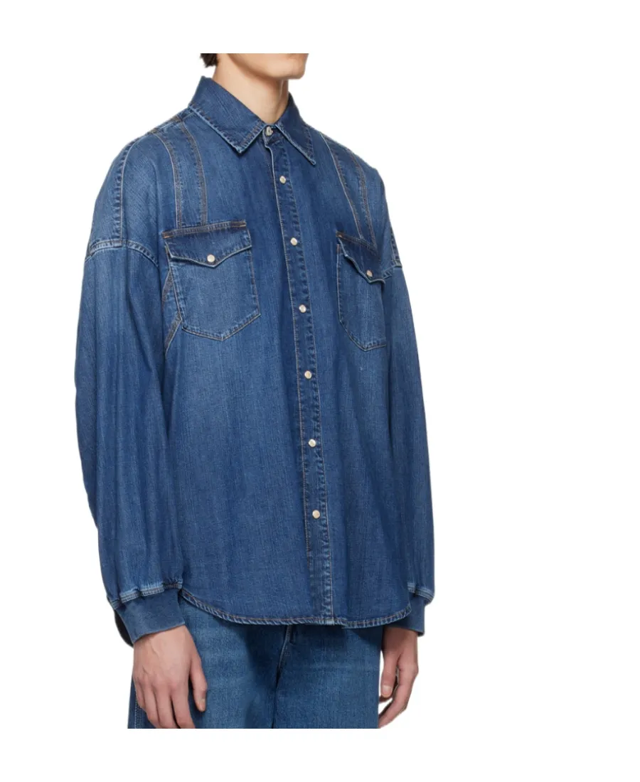 Buttoned Denim Shirt