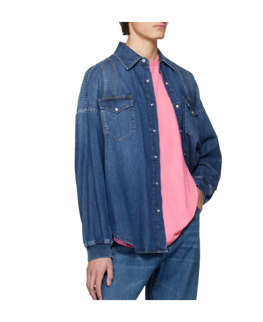 Buttoned Denim Shirt