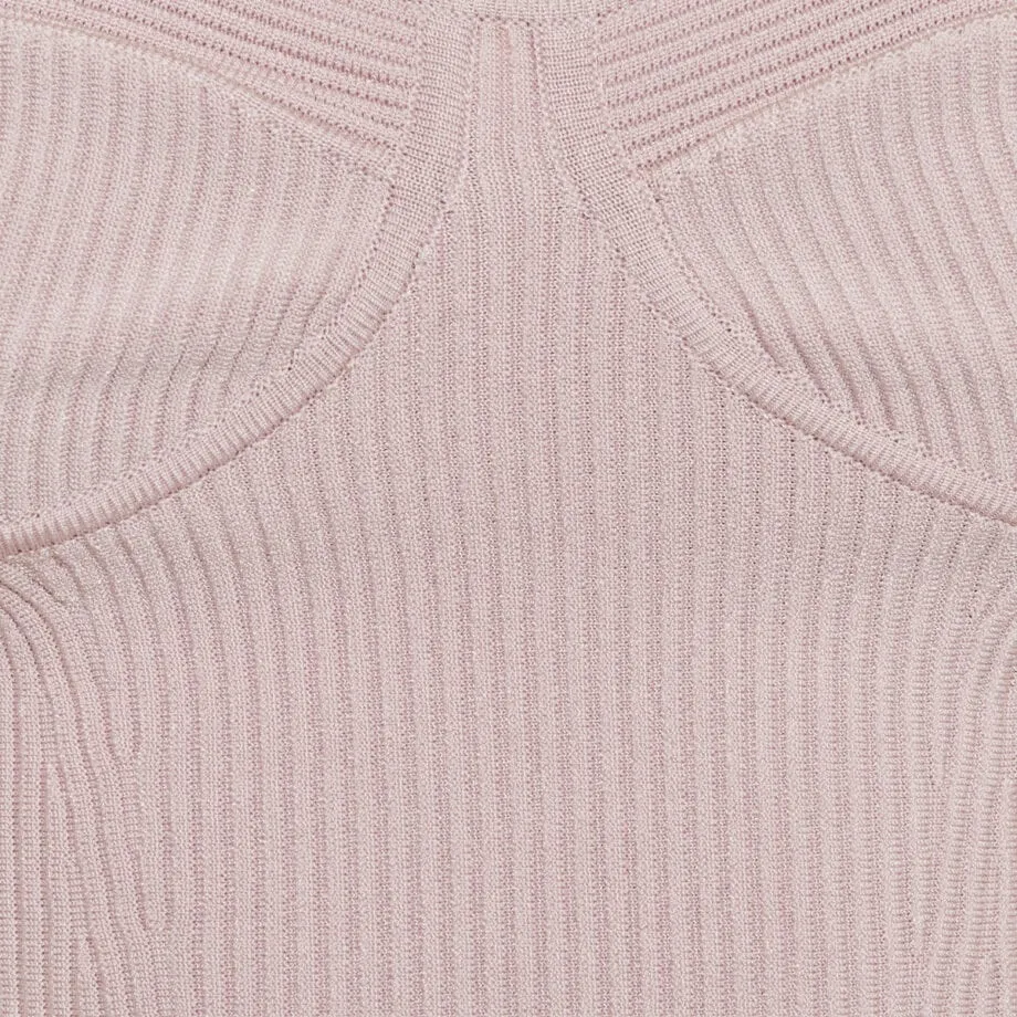 Ribbed Cropped Bustier Top