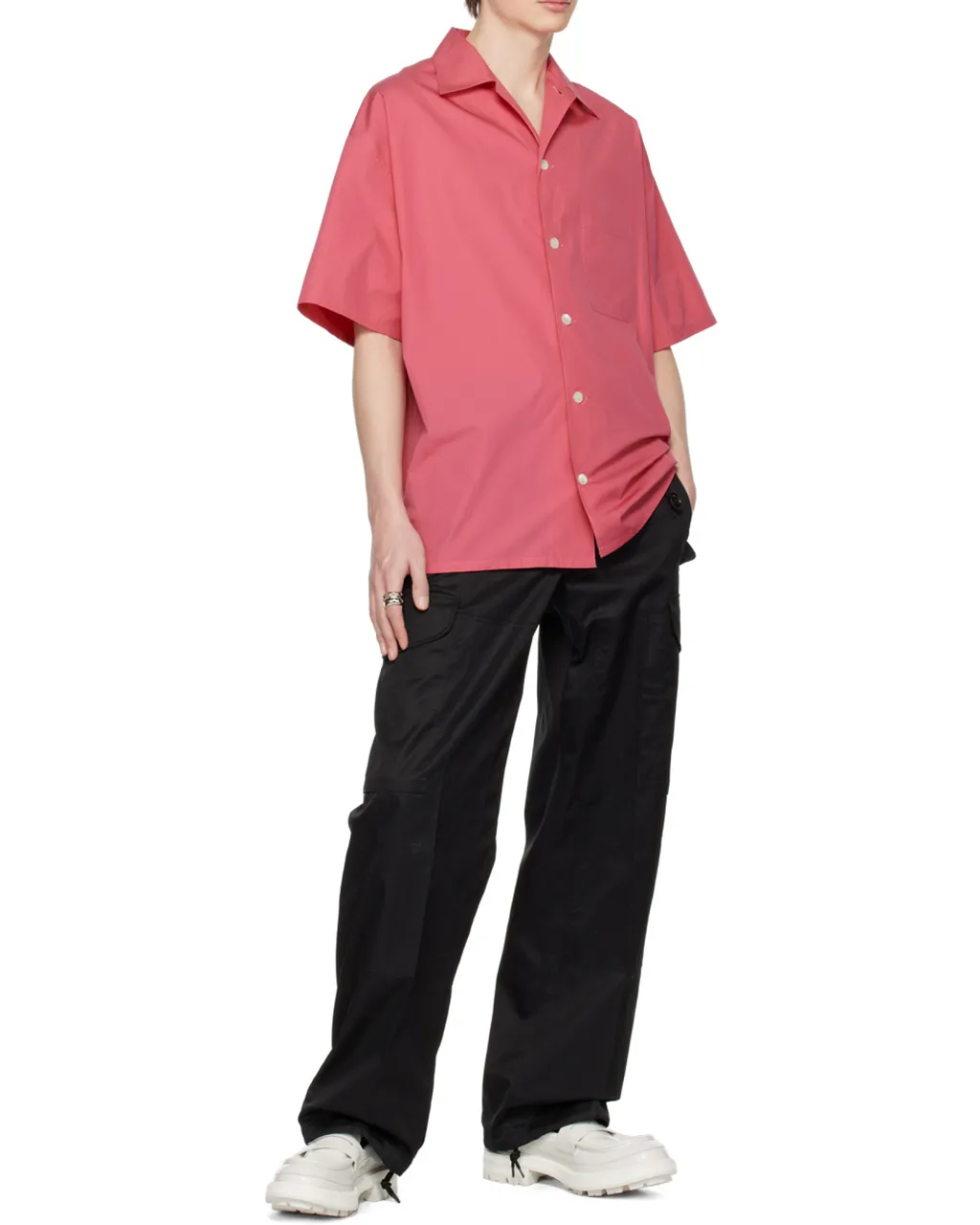 Military Wide Leg Trousers