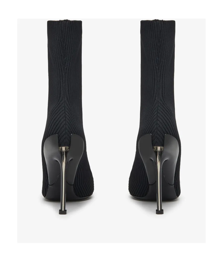 Slash Pointed-Toe Ankle Boots
