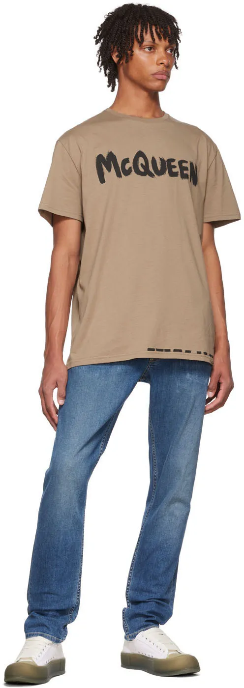 Washed Straight Leg Jeans