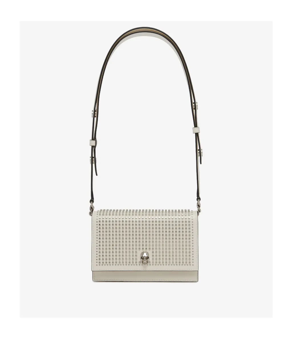 Small The Biker Skull Embellished Shoulder Bag