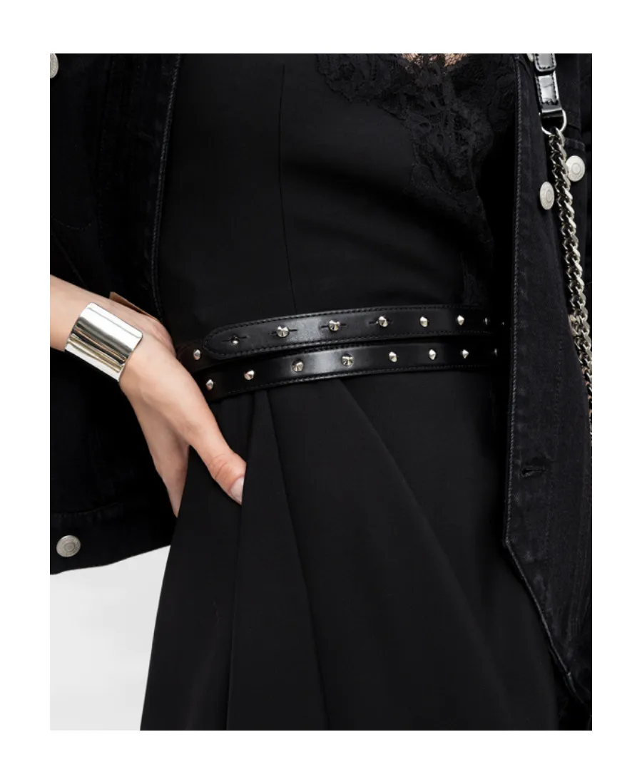 Stud Embellished Belt
