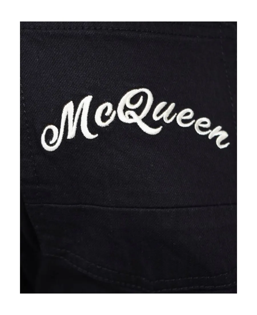 Logo Embroidered Slim Jeans