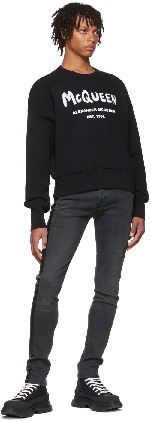 Graffiti Oversized Sweatshirt