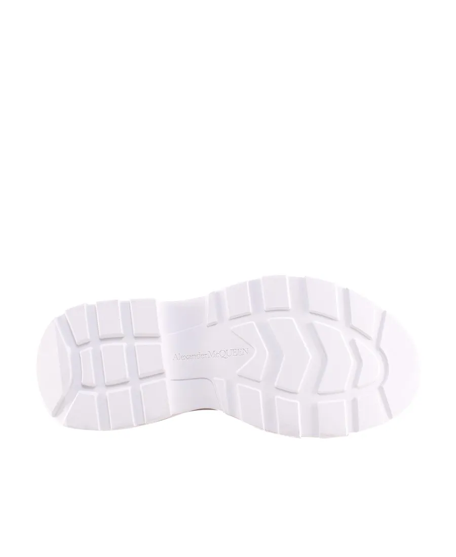 Graffiti Tread Slick Lace-Up Sneakers