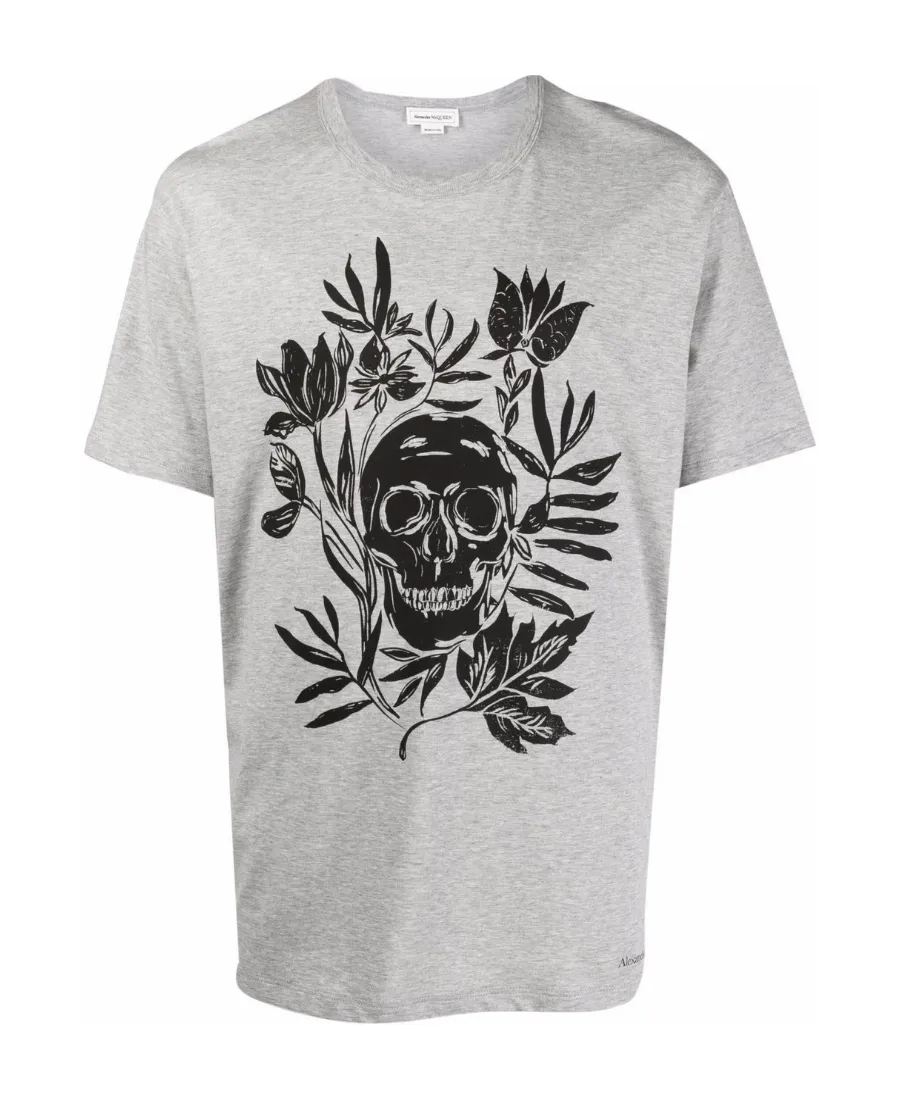 Pattern Printed Short-Sleeved T-Shirt
