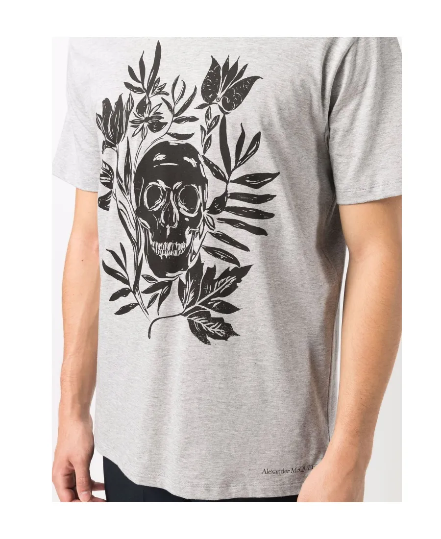 Pattern Printed Short-Sleeved T-Shirt