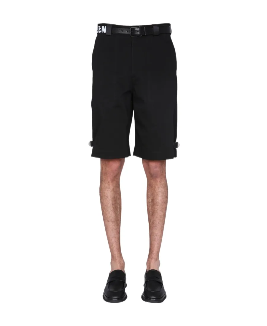Strap Detailed Shorts