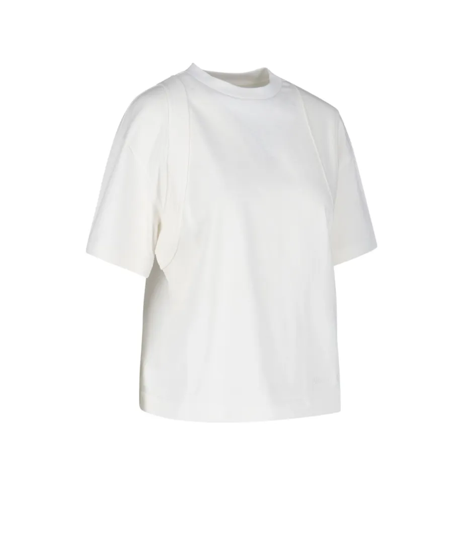 Seam-Detailed Crewneck T-Shirt