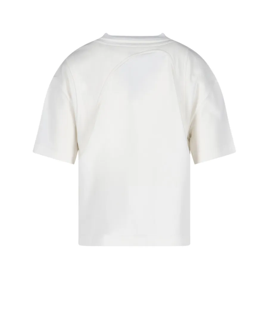 Seam-Detailed Crewneck T-Shirt