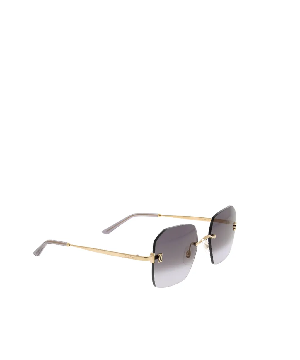 Frameless Geometric Sunglasses