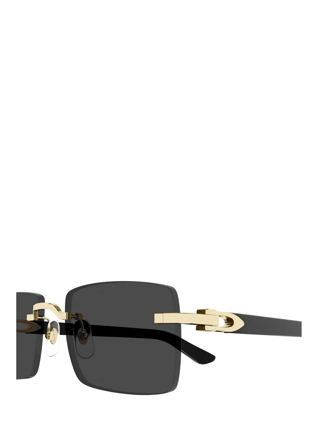 Frameless Rectangular Sunglasses