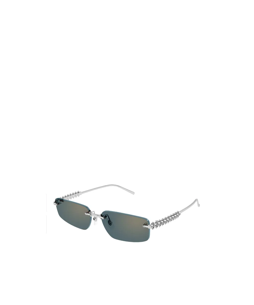 Studded Rectangle-Frame Sunglasses