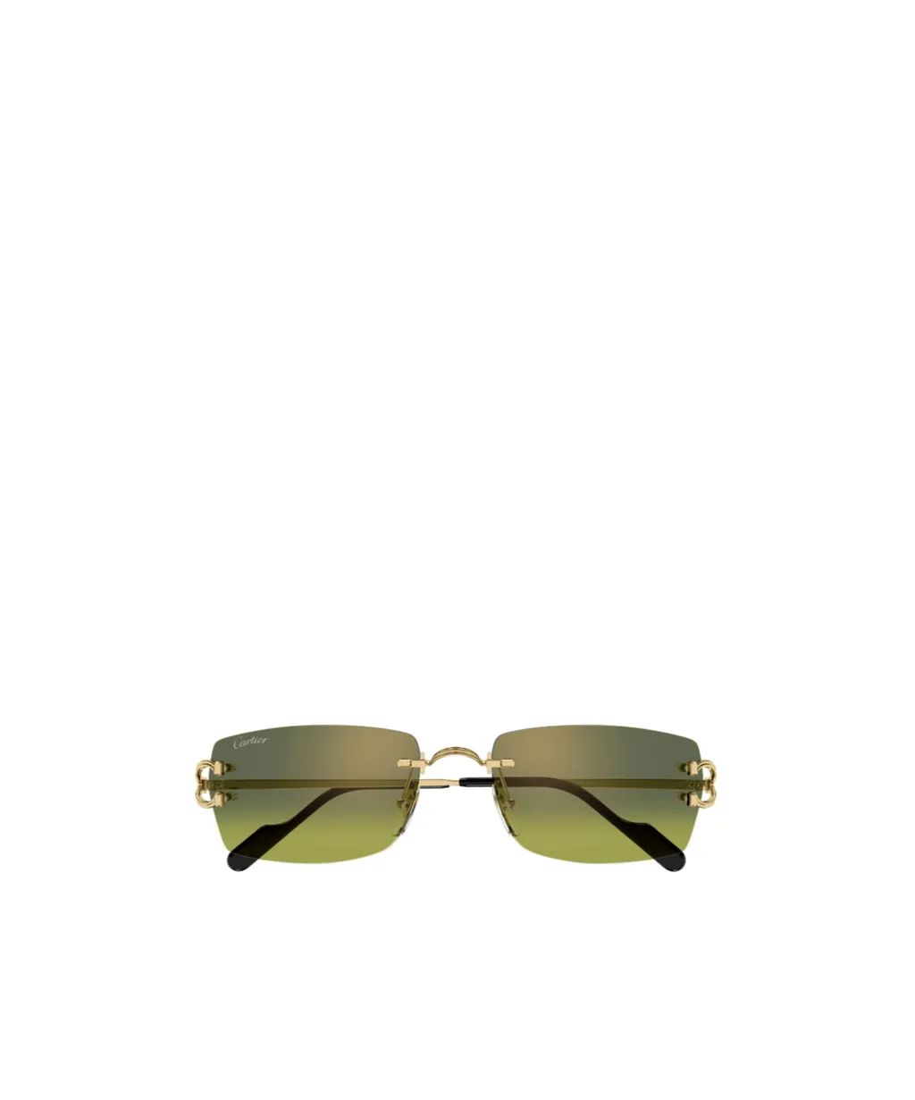 Rectangle-Rimless Sunglasses